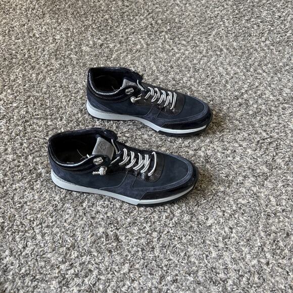 Paul Green Spunky Sneakers Shoe Navy Blue Suede Lace Up UK 7 US 9.5 NEW READ - Picture 3 of 12